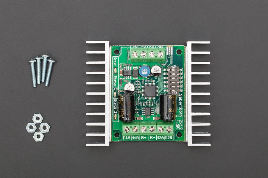 Sabertooth dual 12A motor driver - The Pi Hut