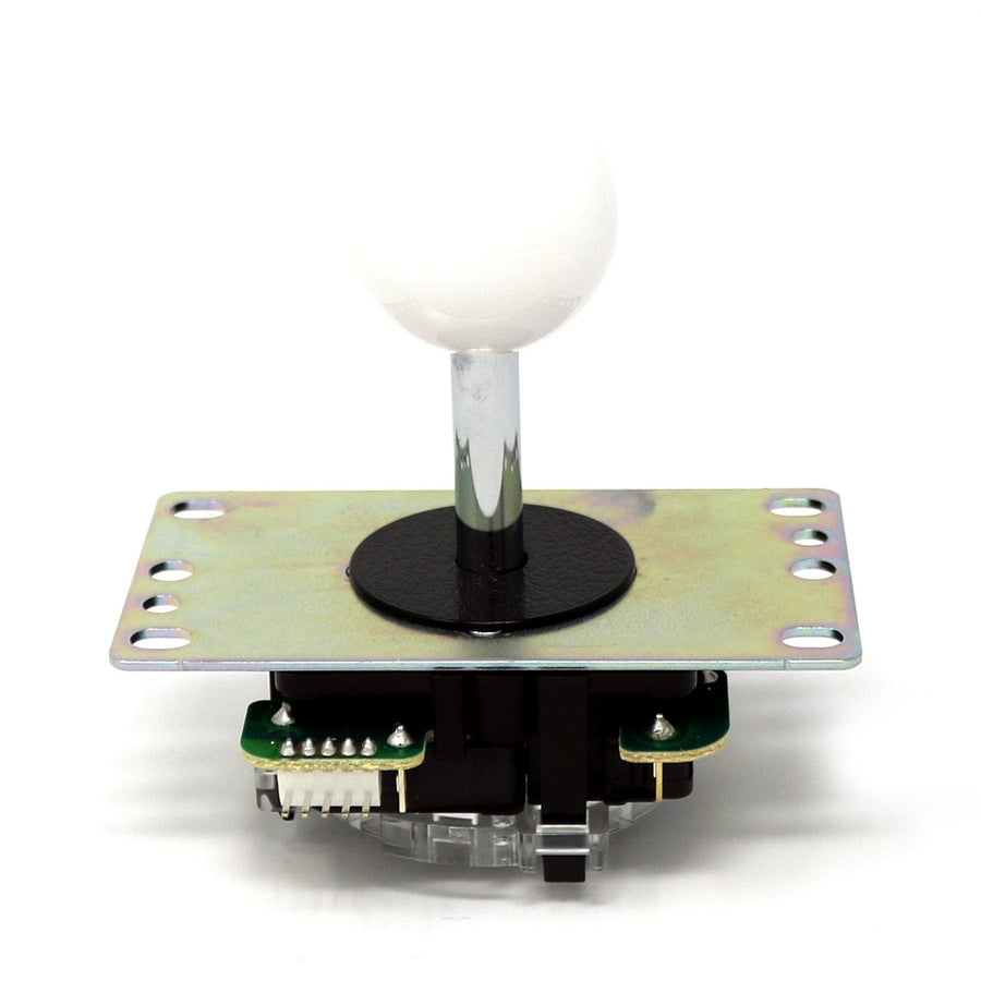EMagTech 2 Joystick Arcade 5 Pin 8 Vie - Ricambio Per Macchine Da Gioco, Manopola A Sfera, Colori Rosso E Nero