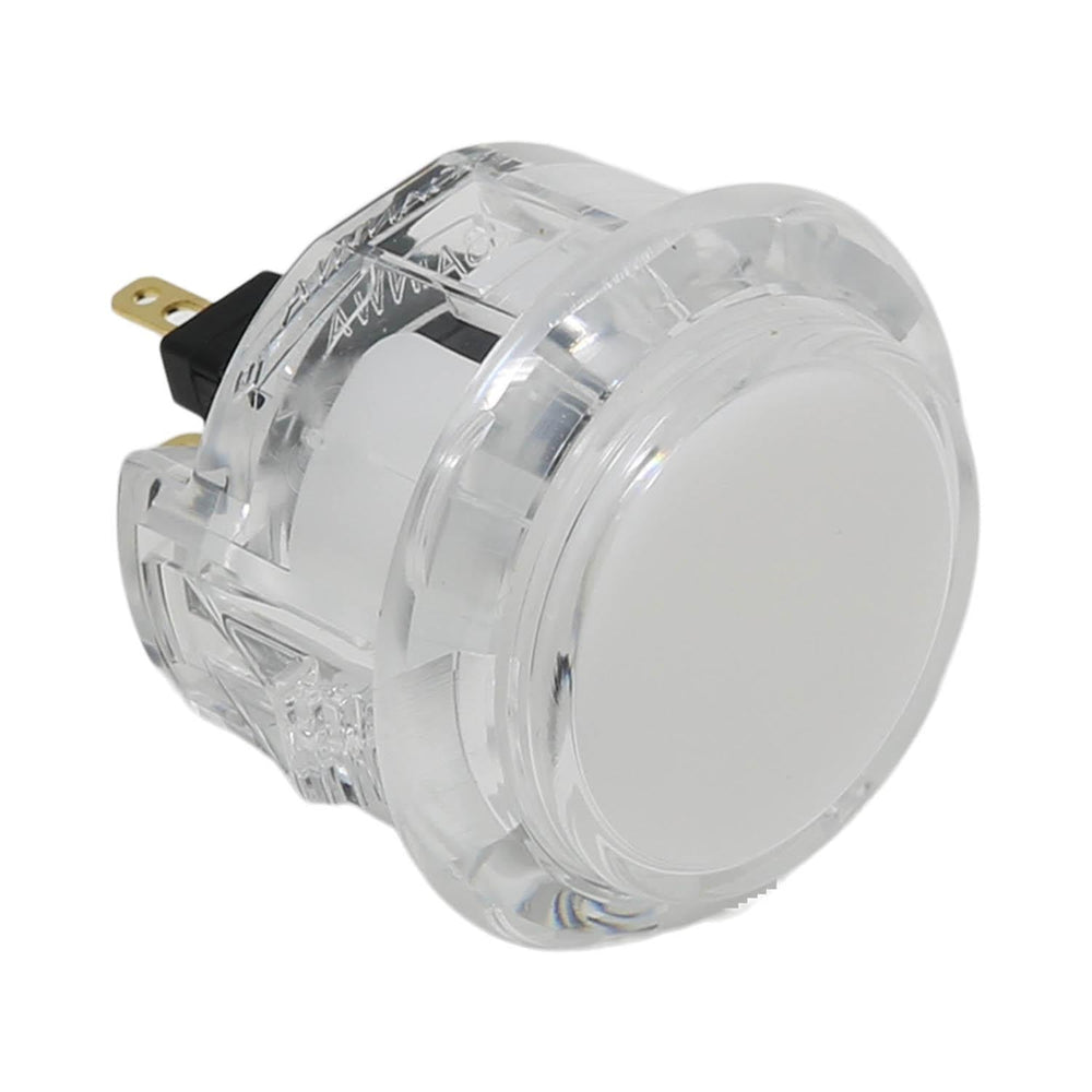Sanwa Clear Round 30mm Snap-in Arcade Button (OBSF-30) - The Pi Hut