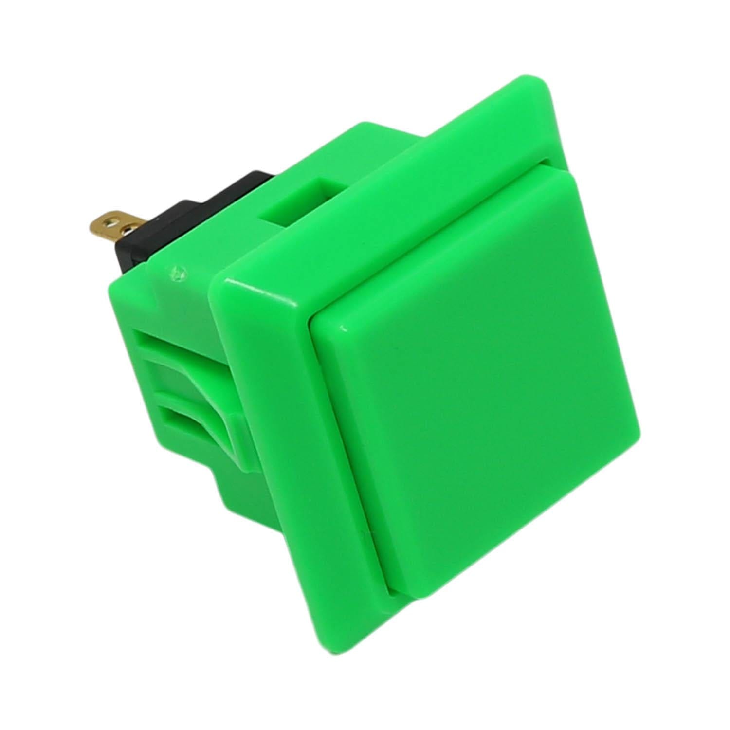 Sanwa Square Snap-in Arcade Button (OBSF-24KK) - The Pi Hut