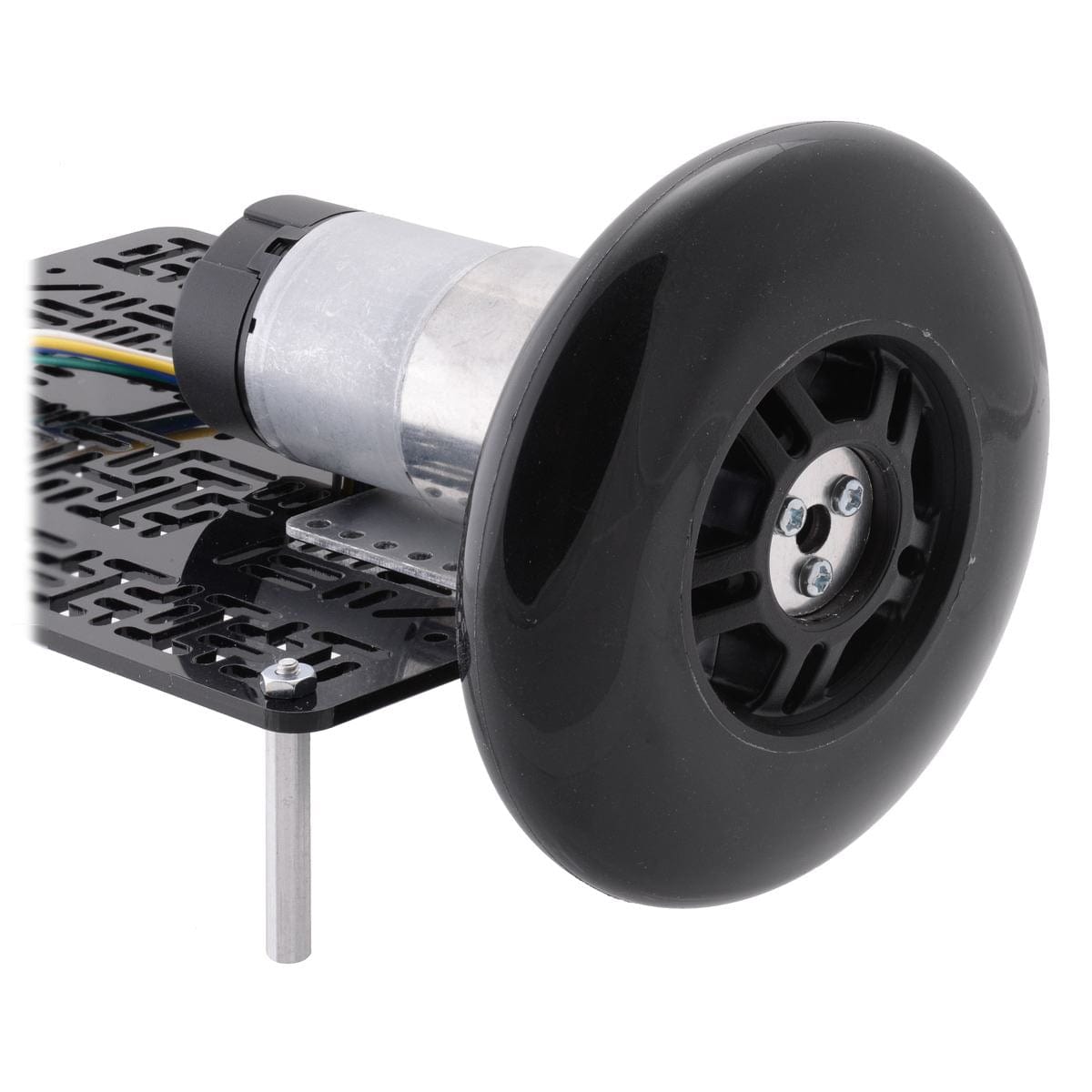 Scooter/Skate Wheel 70x25mm - Black - The Pi Hut