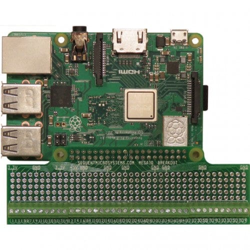 Screw Mount Breakout Card for Raspberry Pi (for 26-18 AWG wires) - The Pi Hut