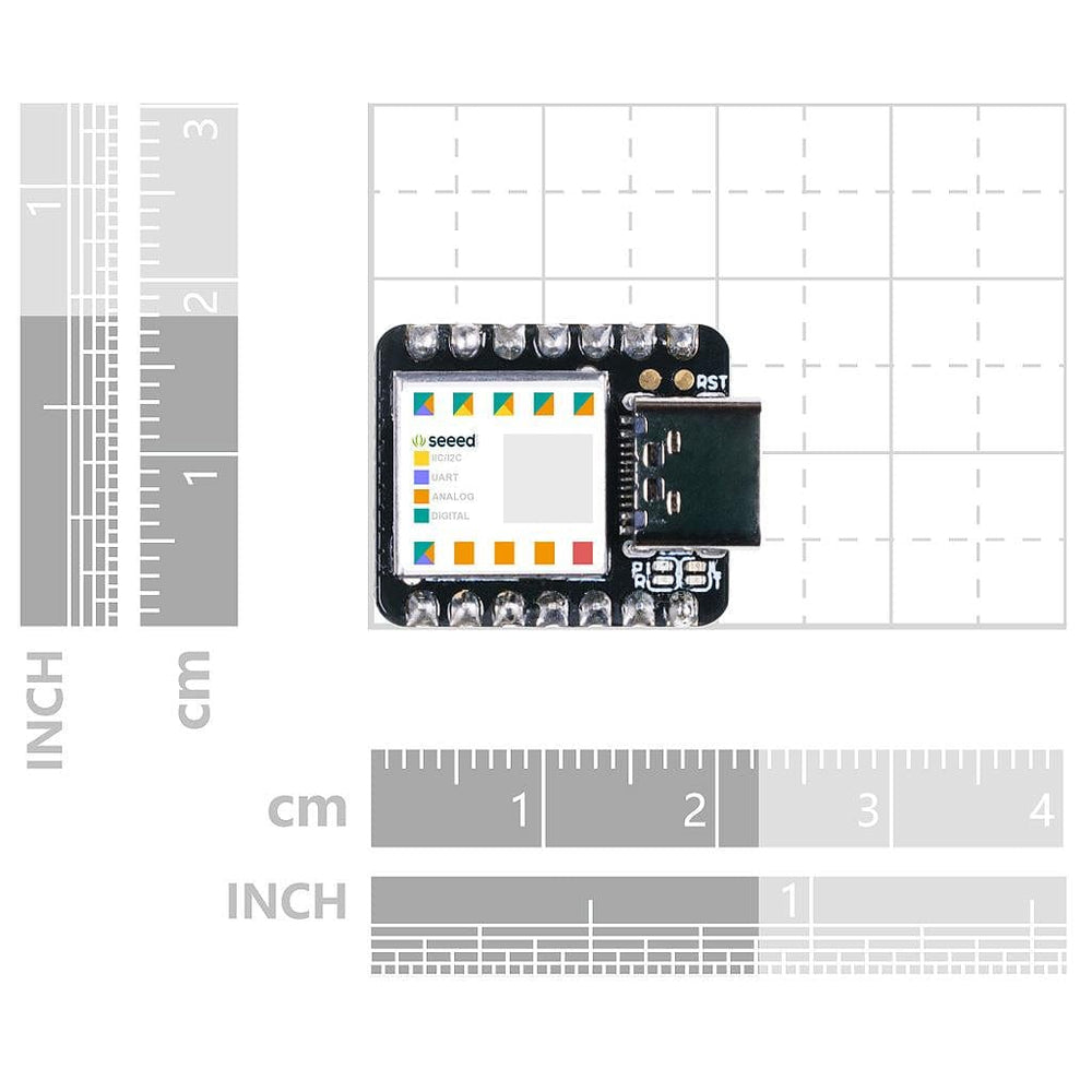 1-10 Pz Type-C Seeeduino XIAO SAMD21 Scheda Di Sviluppo Microcontrollore Per Arduino Nano Cortex M0 3.3V IIC I2C UART SPI - Foto 3