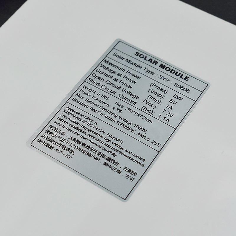 Semi-Flexible Monocrystalline Solar Panel (6V 1A) - The Pi Hut