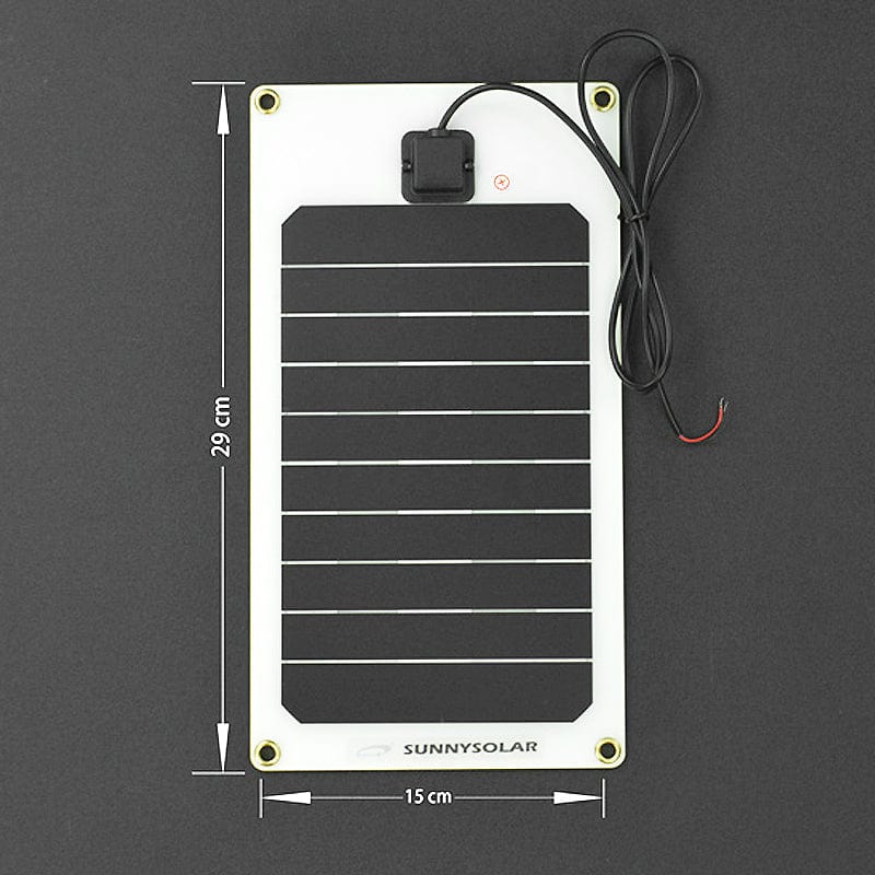 Semi-Flexible Monocrystalline Solar Panel (6V 1A) - The Pi Hut