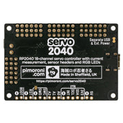 Servo 2040 - 18 Channel Servo Controller - The Pi Hut