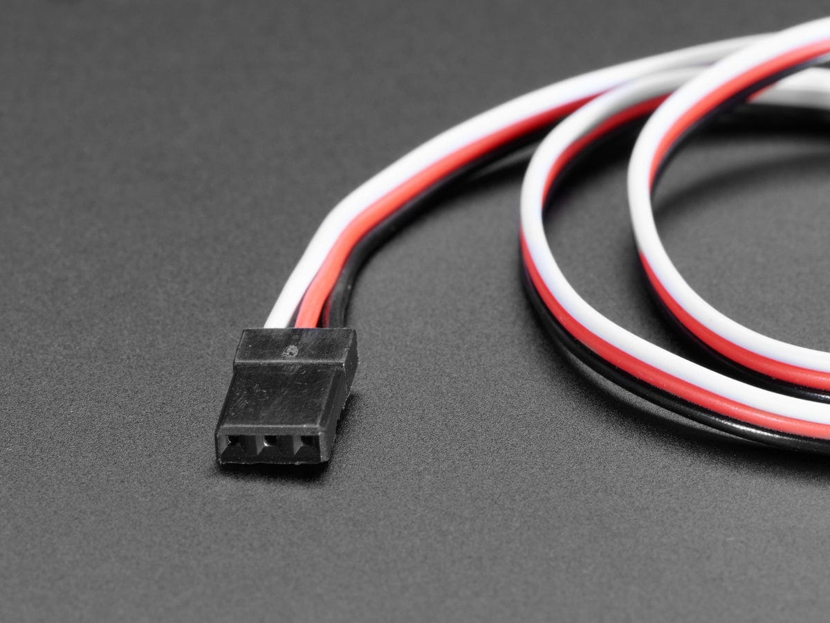 Servo Extension Cable - 50cm / 19.5" long - The Pi Hut