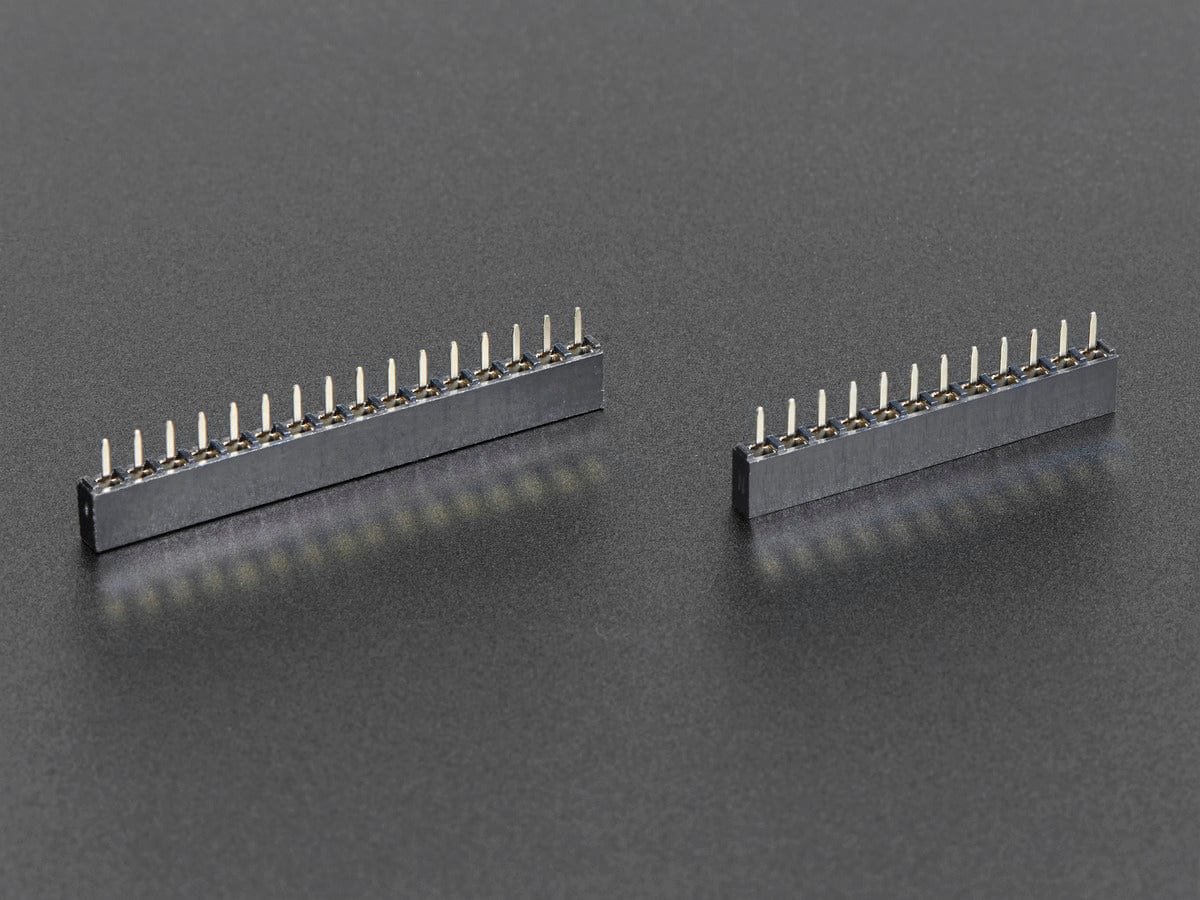 Short Headers Kit for Feather - 12-pin + 16-pin Female Headers - The Pi Hut