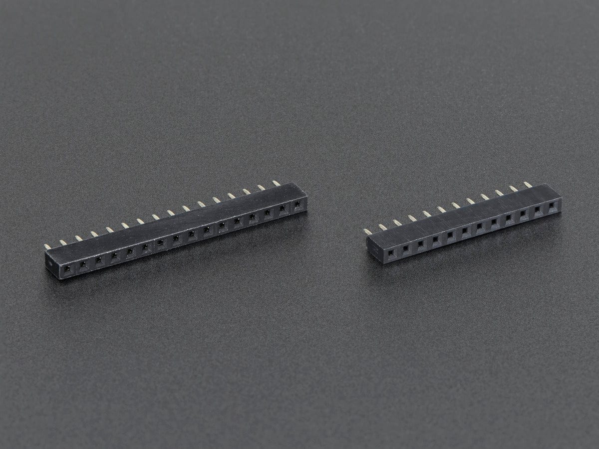 Short Headers Kit for Feather - 12-pin + 16-pin Female Headers - The Pi Hut