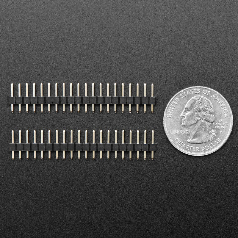Male Header Raspberry Pi Short Plug Headers for Raspberry Pi Pico - 2 x 20 Pin Male - The Pi Hut