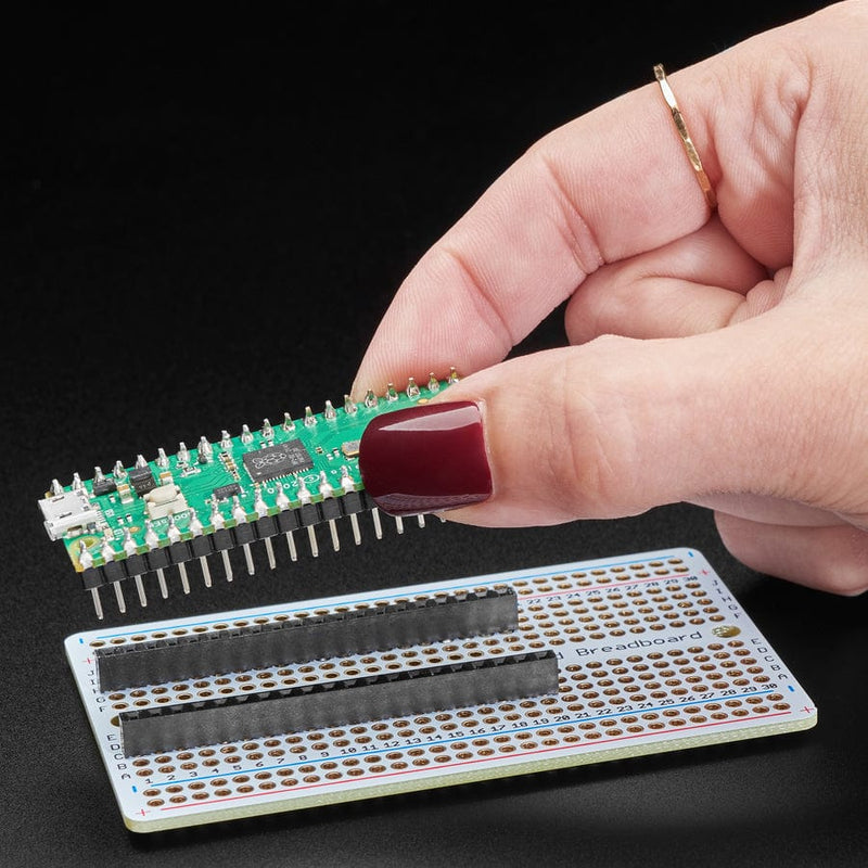 Short Socket Headers for Raspberry Pi Pico - 2 x 20 Pin Female - The Pi Hut