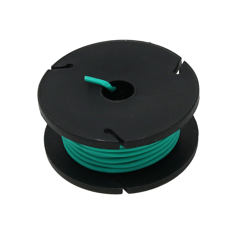 Silicone Cover Stranded-Core Wire - 25ft 26AWG - Green - The Pi Hut