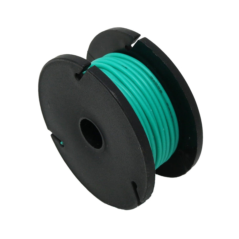 Silicone Cover Stranded-Core Wire - 25ft 26AWG - Green - The Pi Hut