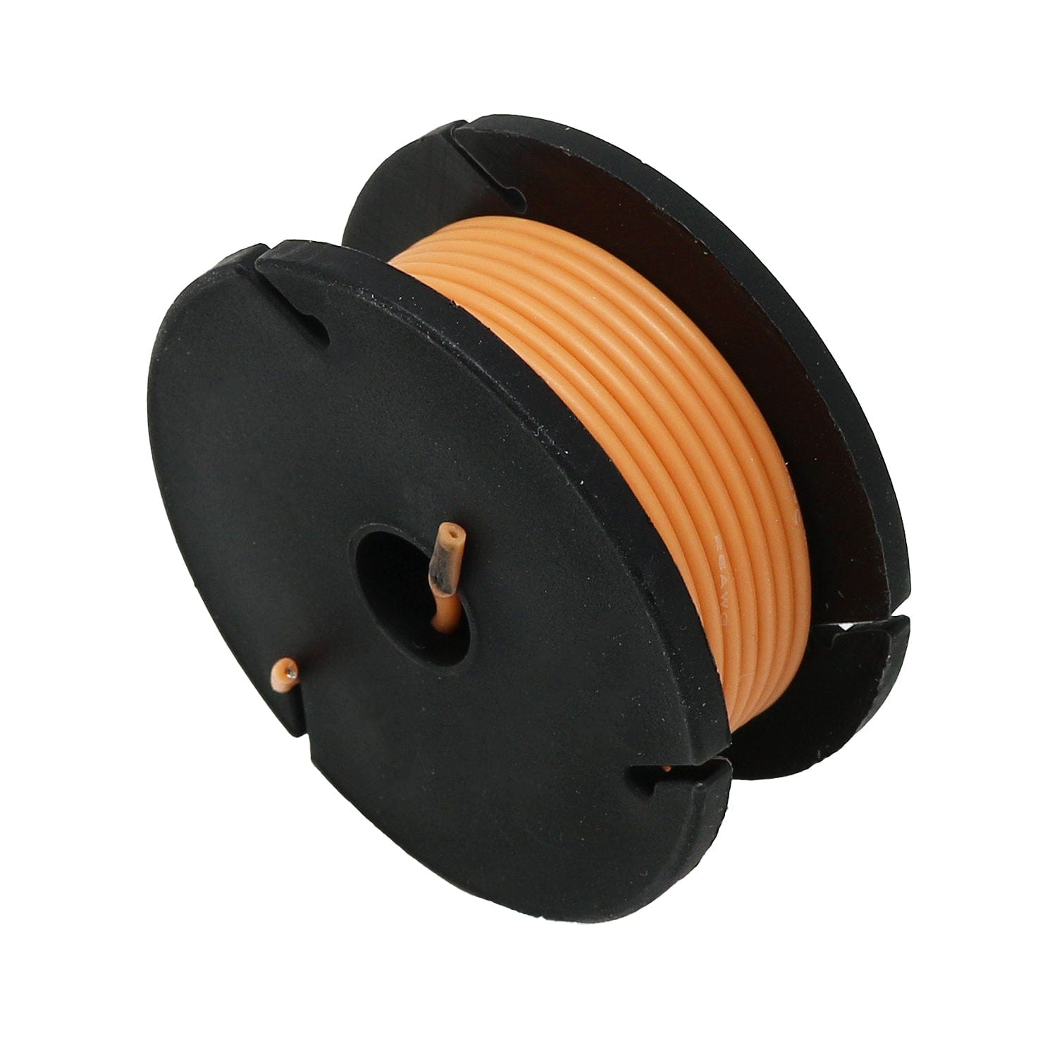 Silicone Cover Stranded-Core Wire - 25ft 26AWG - Orange - The Pi Hut