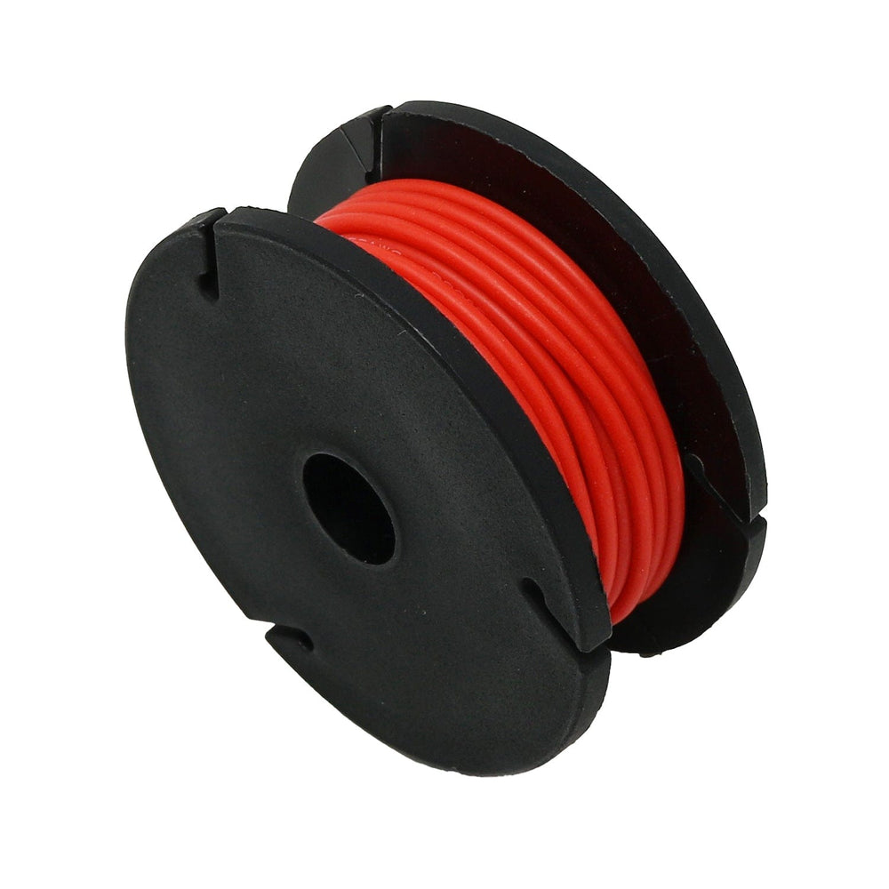 Silicone Cover Stranded-Core Wire - 25ft 26AWG - Red - The Pi Hut