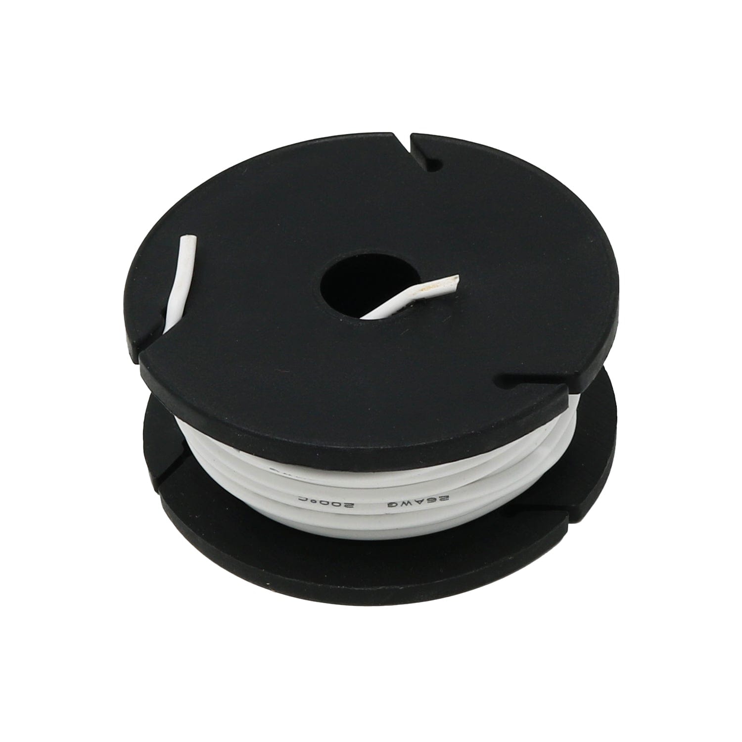 Silicone Cover Stranded-Core Wire - 25ft 26AWG - White - The Pi Hut