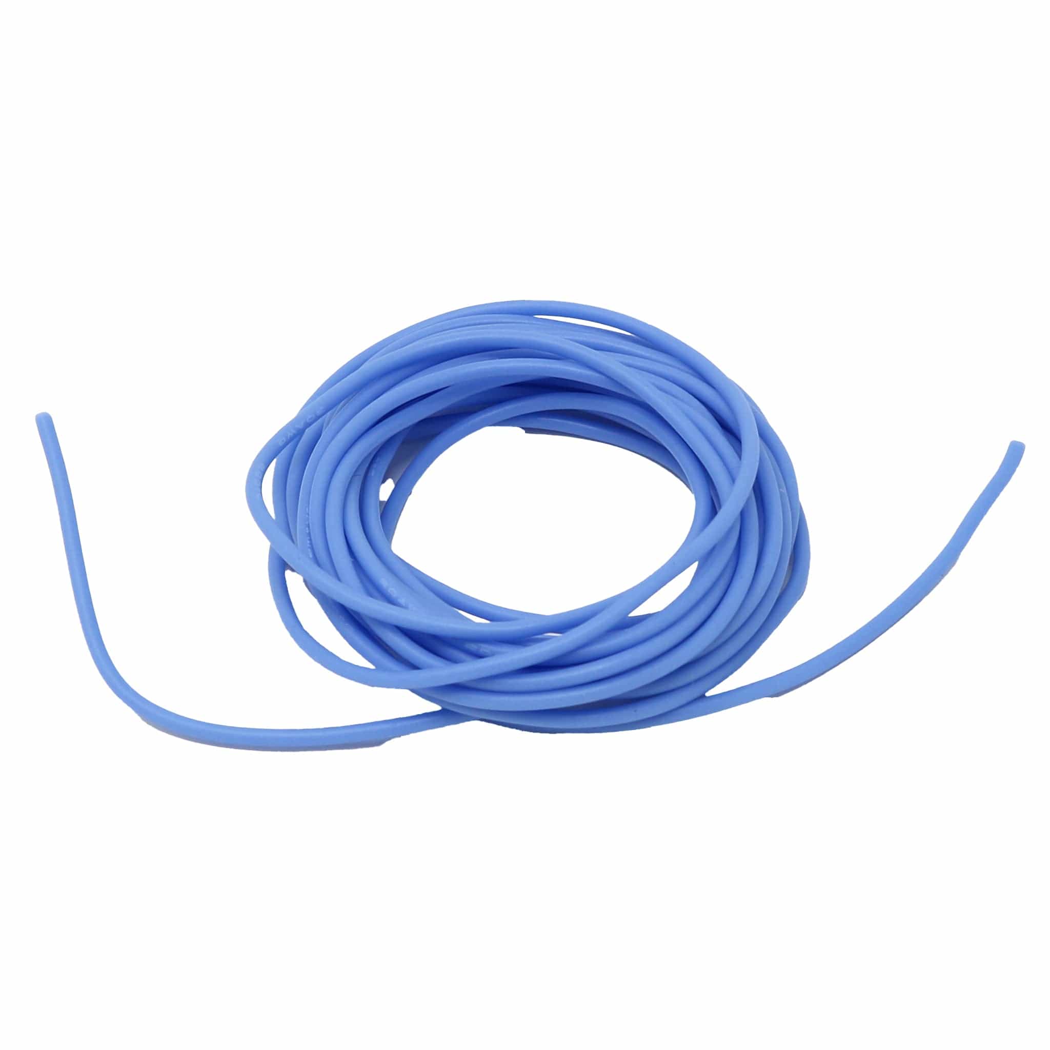 Silicone Cover Stranded-Core Wire - 2m 30AWG Blue - The Pi Hut