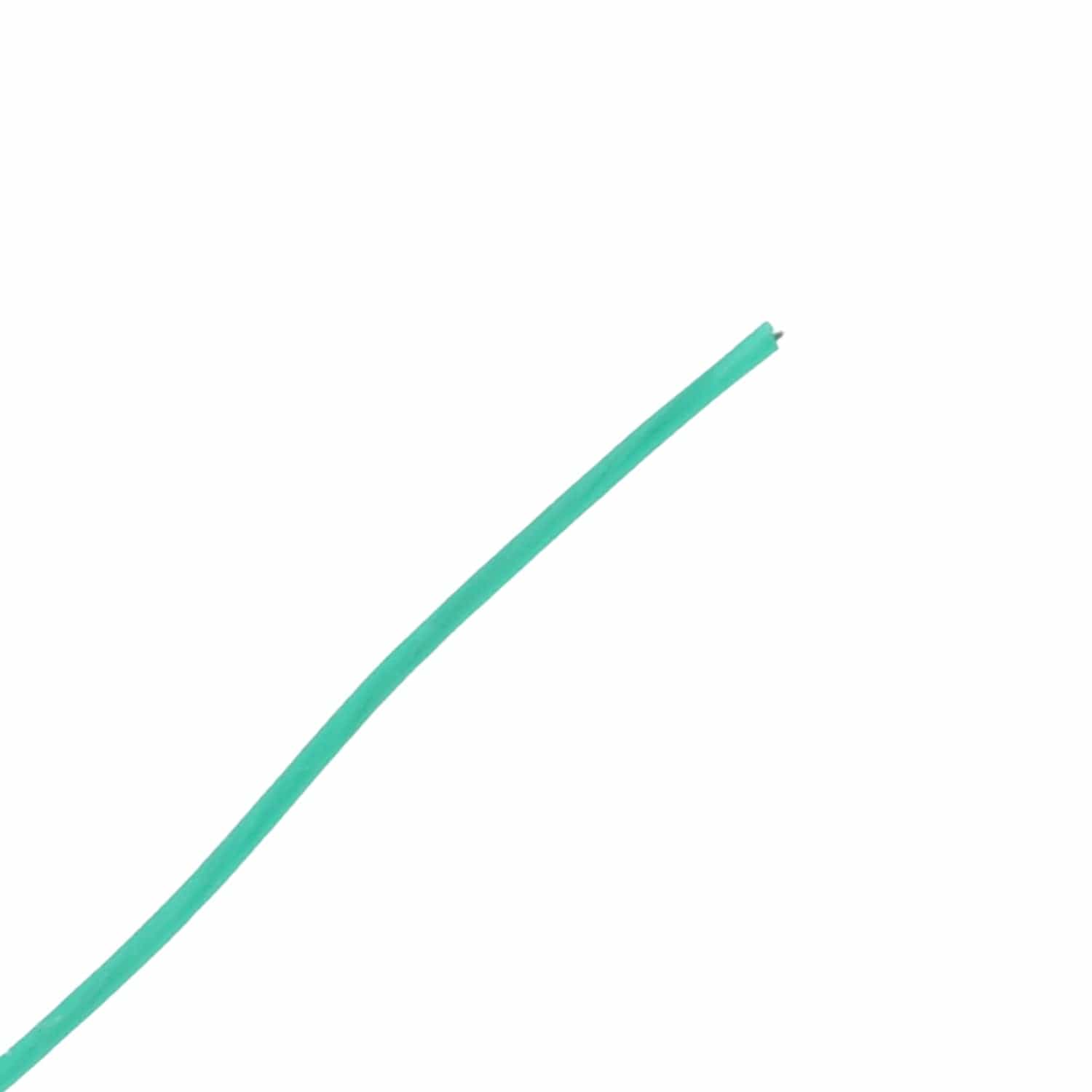 Silicone Cover Stranded-Core Wire - 50ft 30AWG Green - The Pi Hut