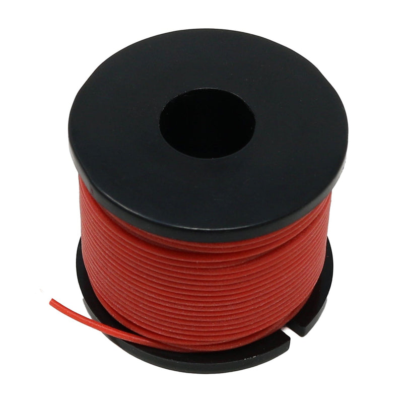 Silicone Cover Stranded-Core Wire - 50ft 30AWG Red - The Pi Hut