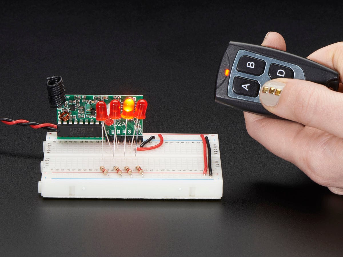 Simple RF M4 Receiver - 315MHz Momentary Type by The Pi Hut - The Pi Hut