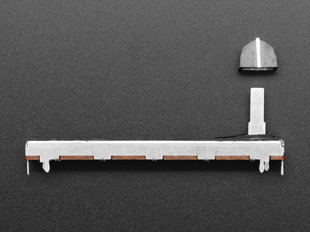 Slide Potentiometer with Knob - 75mm Long - 10KΩ - The Pi Hut