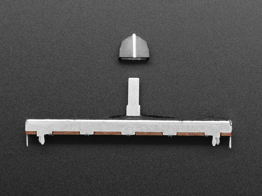 Slide Potentiometer with Knob - 75mm Long - 10KΩ - The Pi Hut