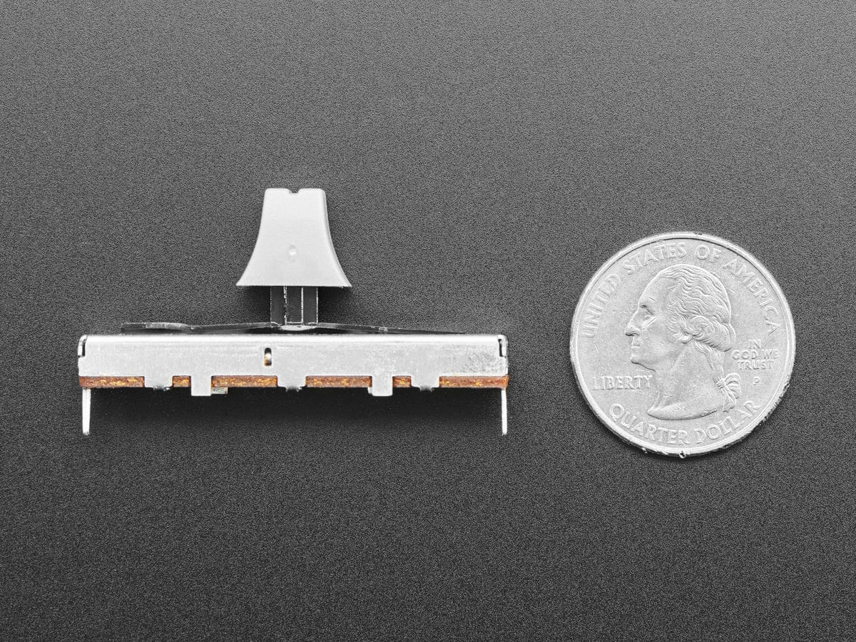Slide Potentiometer with Plastic Knob - 45mm Long - The Pi Hut