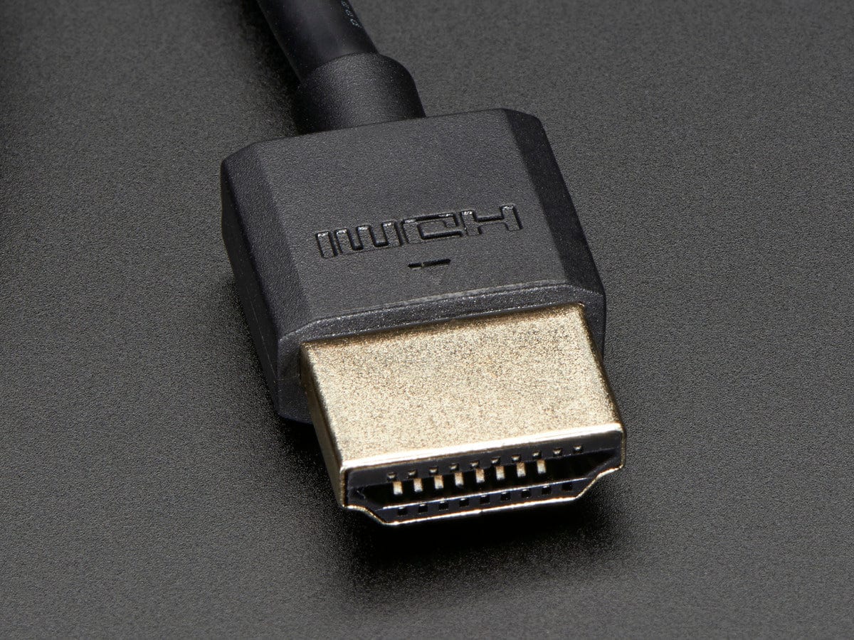 Slim HDMI Cable - 1820mm / 6 feet long - The Pi Hut