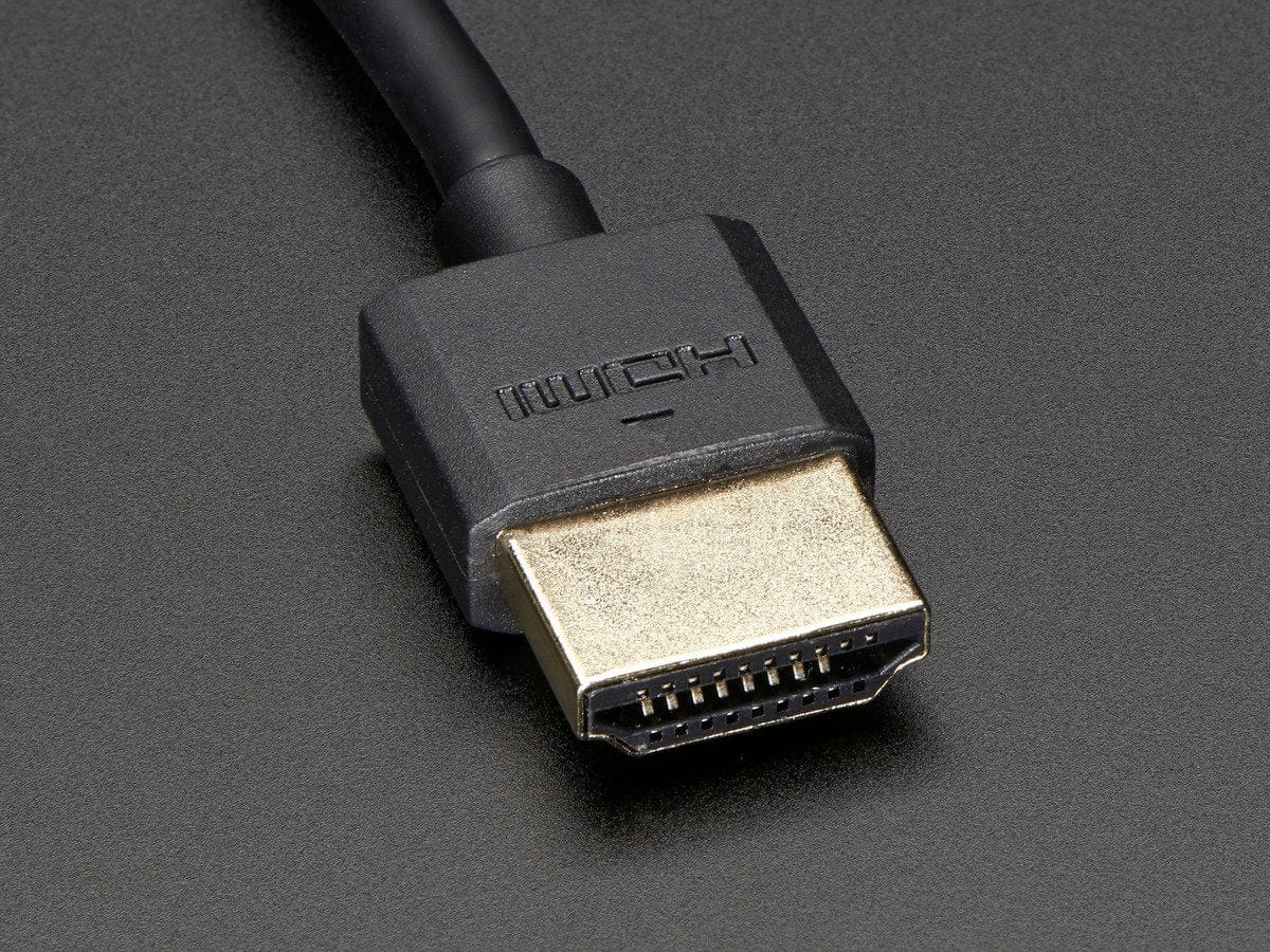 Slim HDMI Cable - 900mm / 3 feet long - The Pi Hut