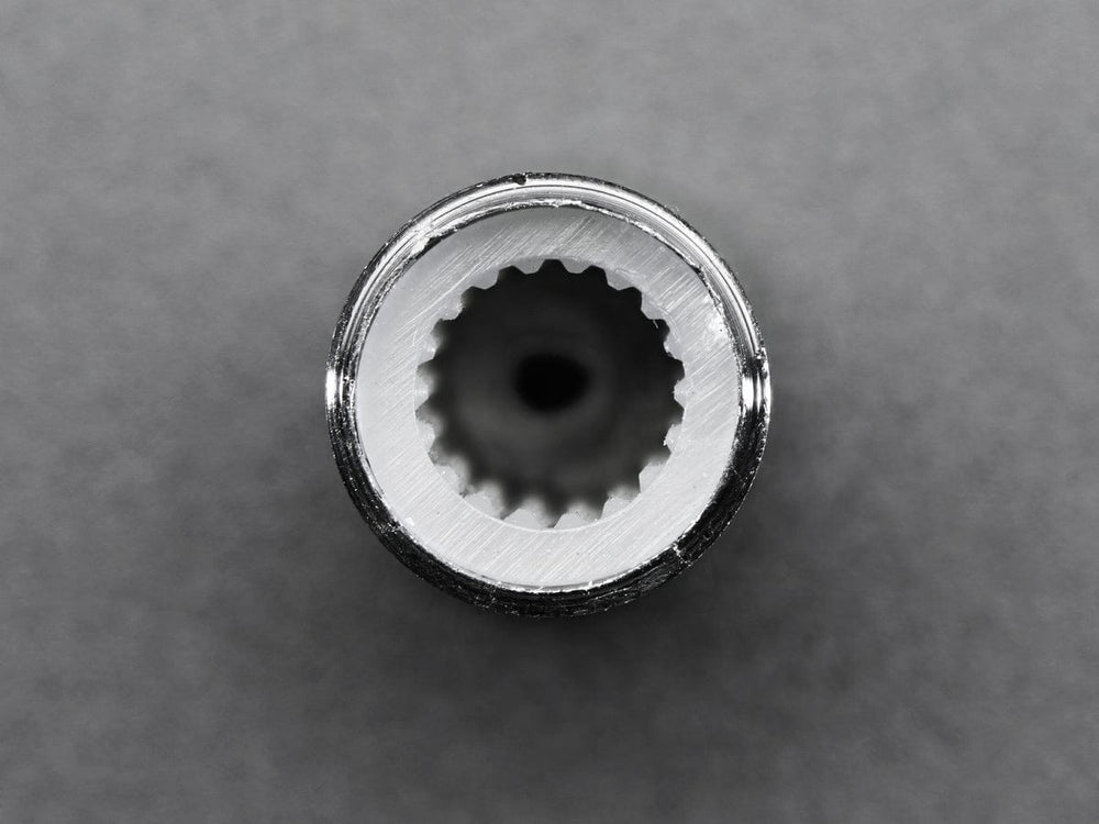 Slim Metal Potentiometer Knob - 10mm Diameter x 15mm - T18 - The Pi Hut