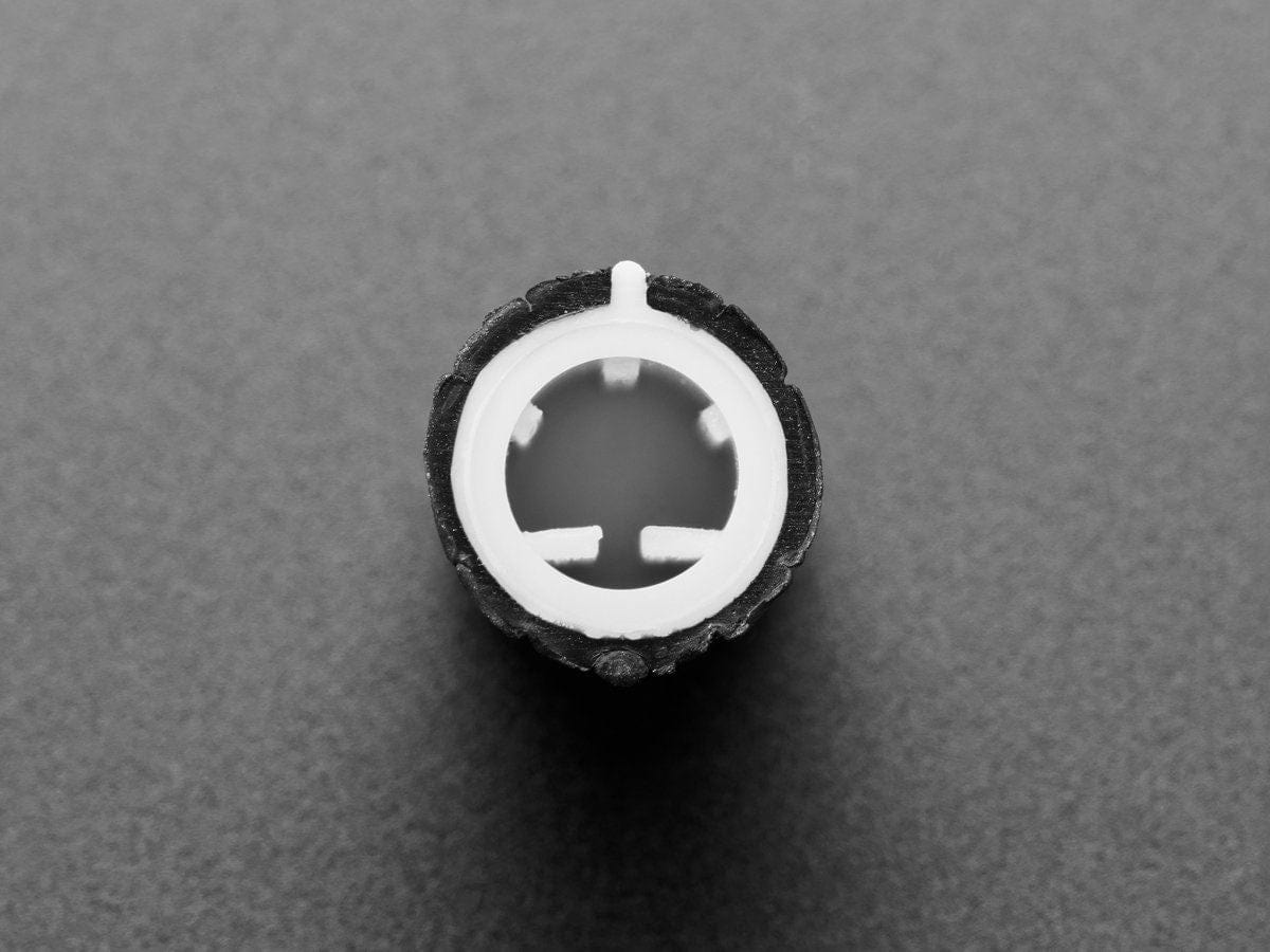 Slim Rubber Rotary Encoder Knob - 11.5mm x 14.5mm D-Shaft - The Pi Hut