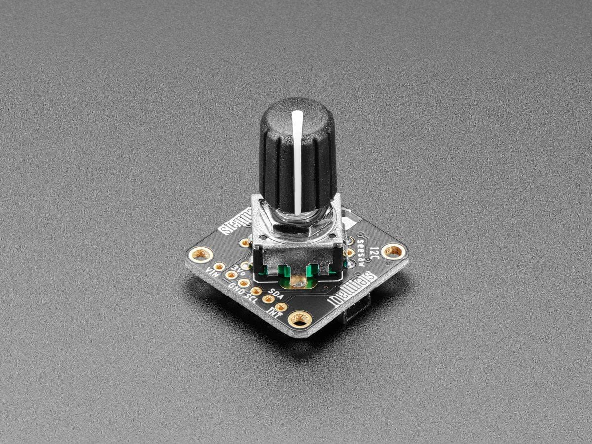 Slim Rubber Rotary Encoder Knob - 11.5mm x 14.5mm D-Shaft - The Pi Hut