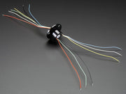 Slip Ring with Flange - 22mm diameter, 6 wires, max 240V @ 2A - The Pi Hut