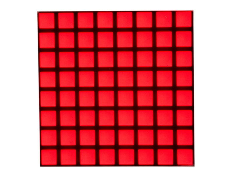 Small 8x8 Dot Matrix Ultra Bright - Red [Discontinued] - The Pi Hut