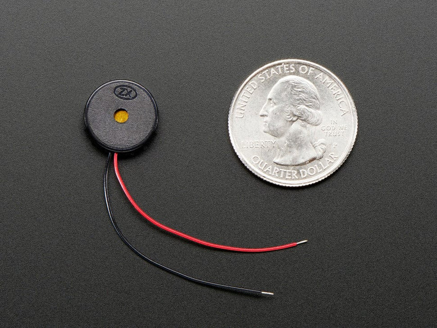 Piezos Raspberry Pi Small Enclosed Piezo w/Wires - The Pi Hut