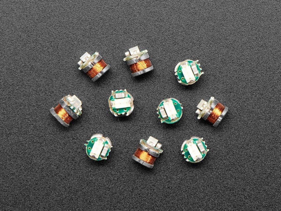 Small Inductive Wireless LEDs - 10 Pack - Yellow - The Pi Hut