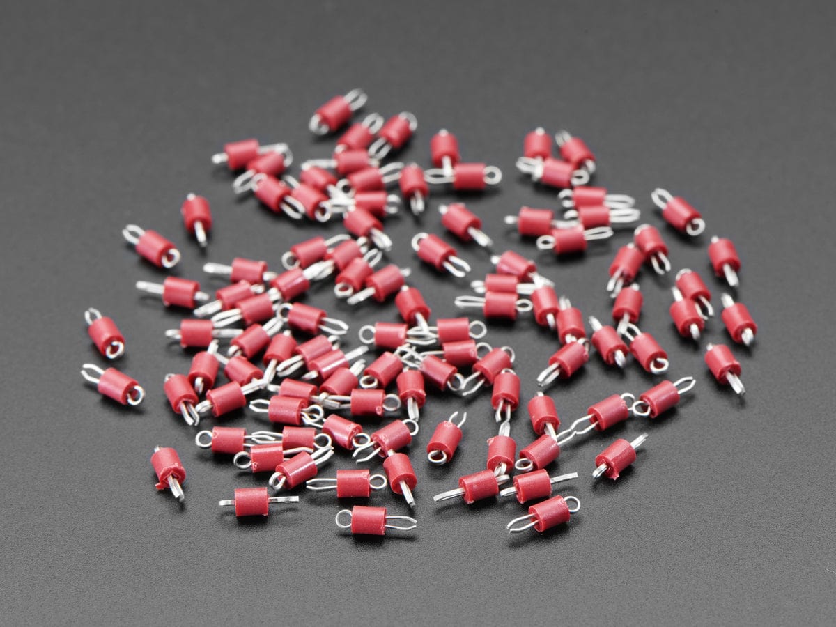 Small PCB Test Points (100 pack) - Red - The Pi Hut