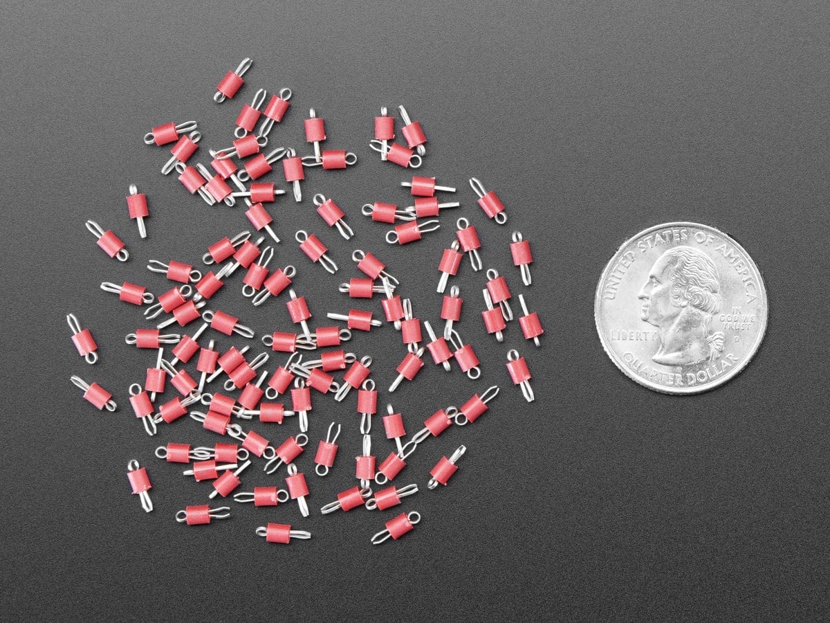 Small PCB Test Points (100 pack) - Red - The Pi Hut