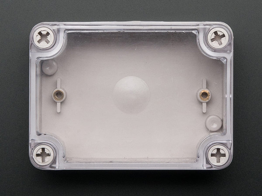 Small Plastic Project Enclosure - Weatherproof with Clear Top - The Pi Hut