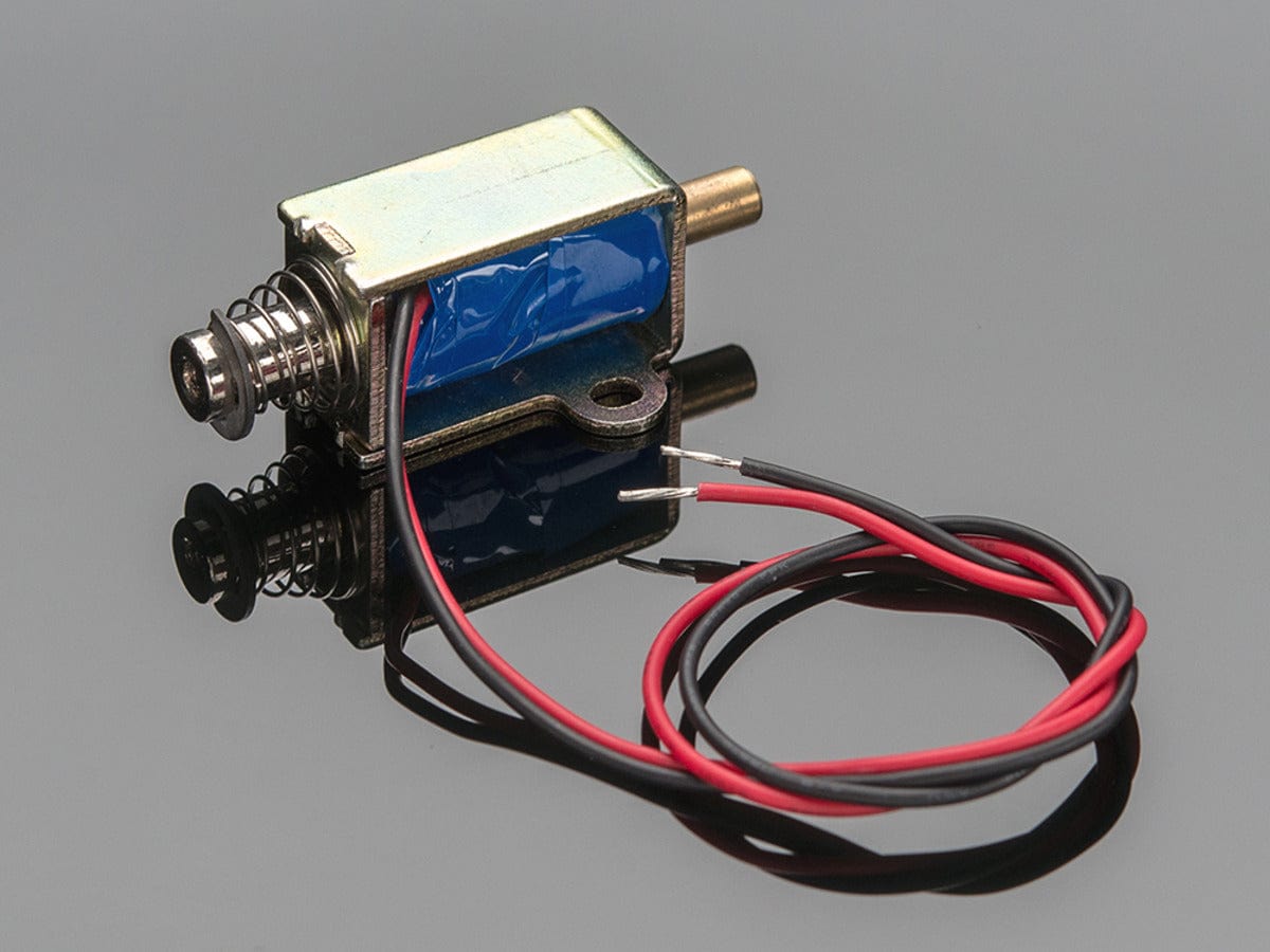 Small  Push-Pull Solenoid - 12VDC - The Pi Hut