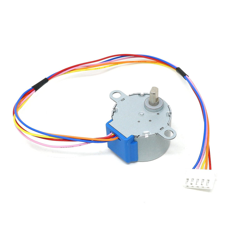 Small Reduction Stepper Motor - 5VDC 32-Step 1/16 Gearing - The Pi Hut