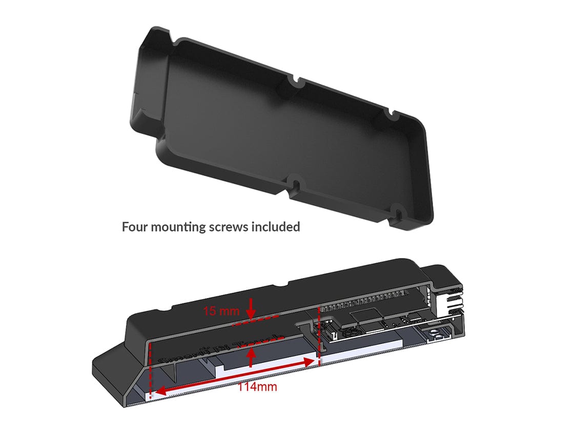 SmartiPi Touch Back Cover Small - 15mm - The Pi Hut