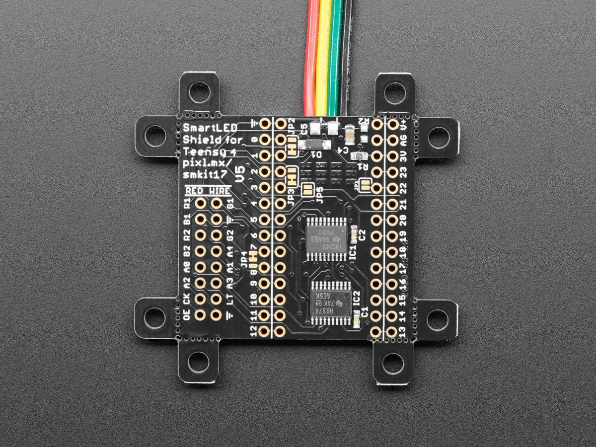 SmartMatrix SmartLED Shield for Teensy 4 - The Pi Hut