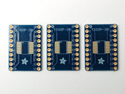 SMT Breakout PCB for SOIC-20 or TSSOP-20 - 3 Pack! - The Pi Hut
