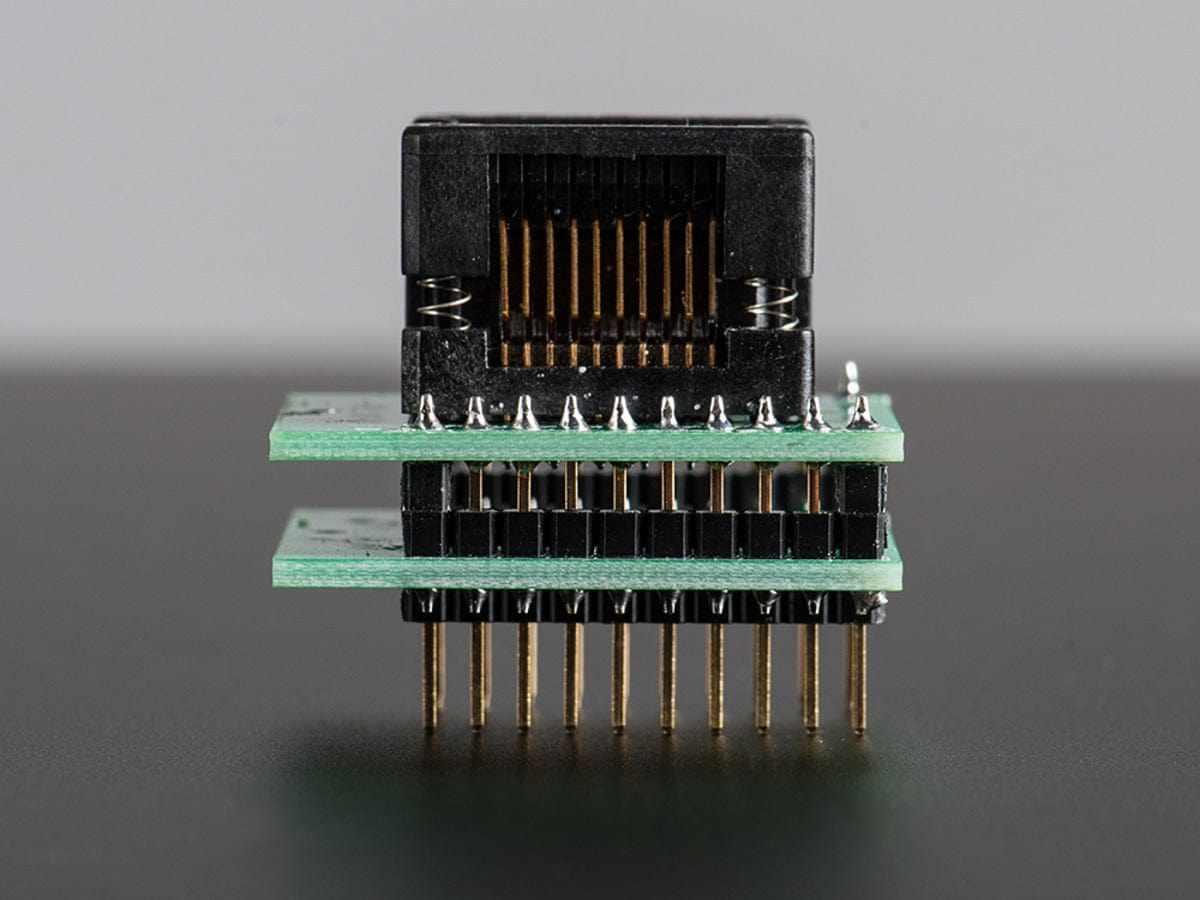 SMT Test Socket - SOIC-20 Medium Breakout - The Pi Hut