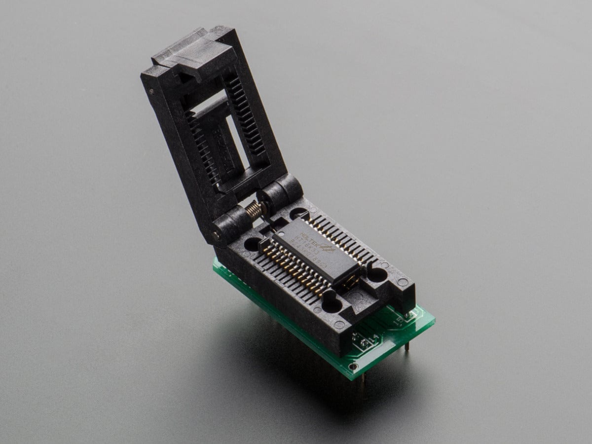 SMT Test Socket - SOIC-28 Wide Breakout - The Pi Hut