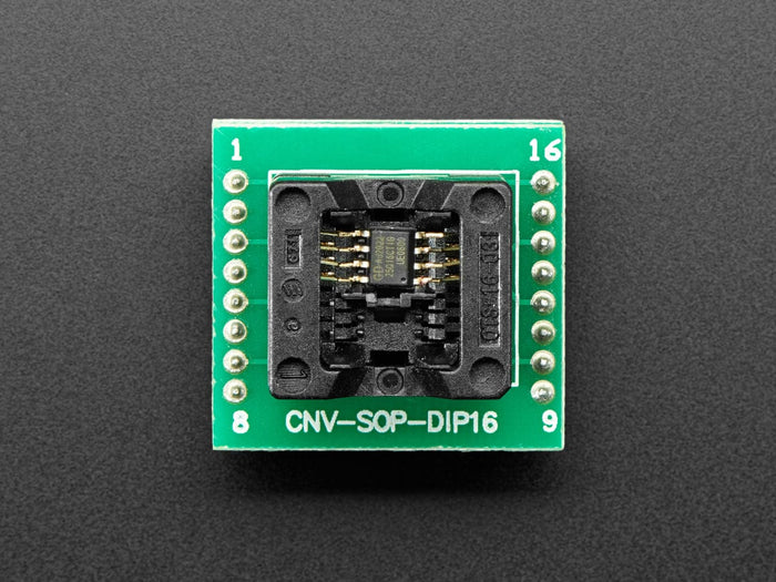 Soic Socket SMT Test Socket - SOIC-8 Narrow Breakout - The Pi Hut