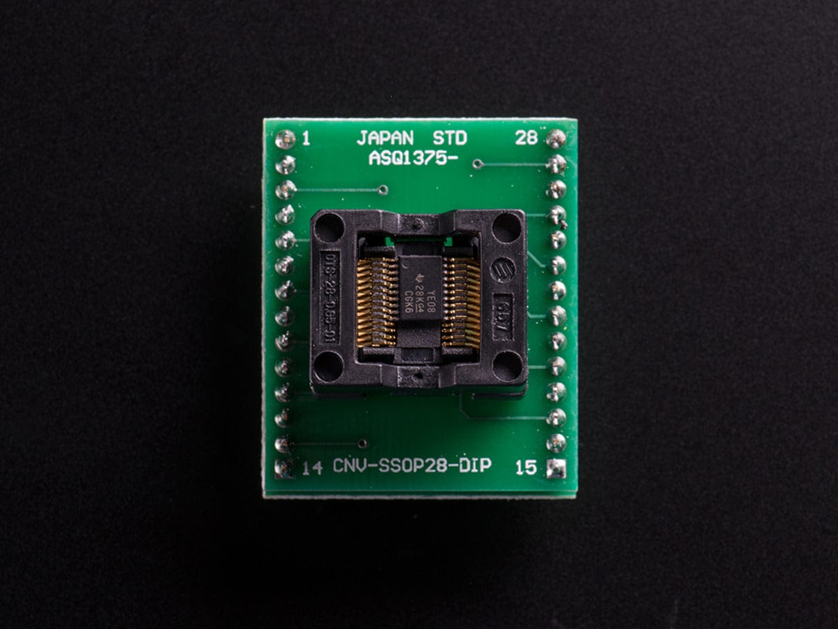 SMT Test Socket - TSSOP-28 Breakout - The Pi Hut