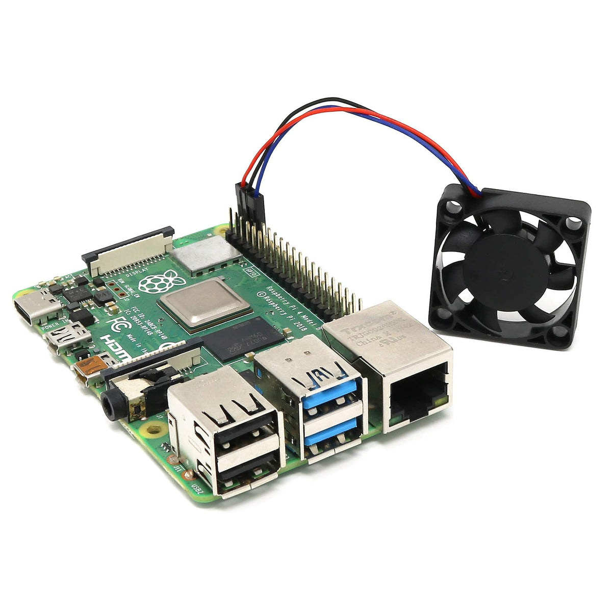 Fan For Raspi Software-Controllable 5V 30mm Fan for Raspberry Pi | The Pi Hut