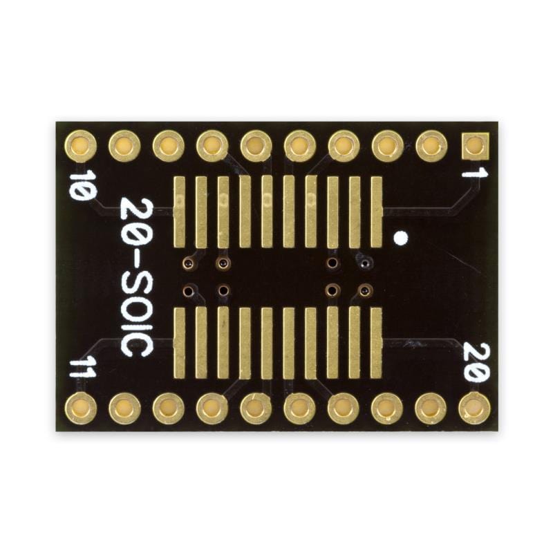 SOIC to DIP Adapter - 20-Pin - The Pi Hut